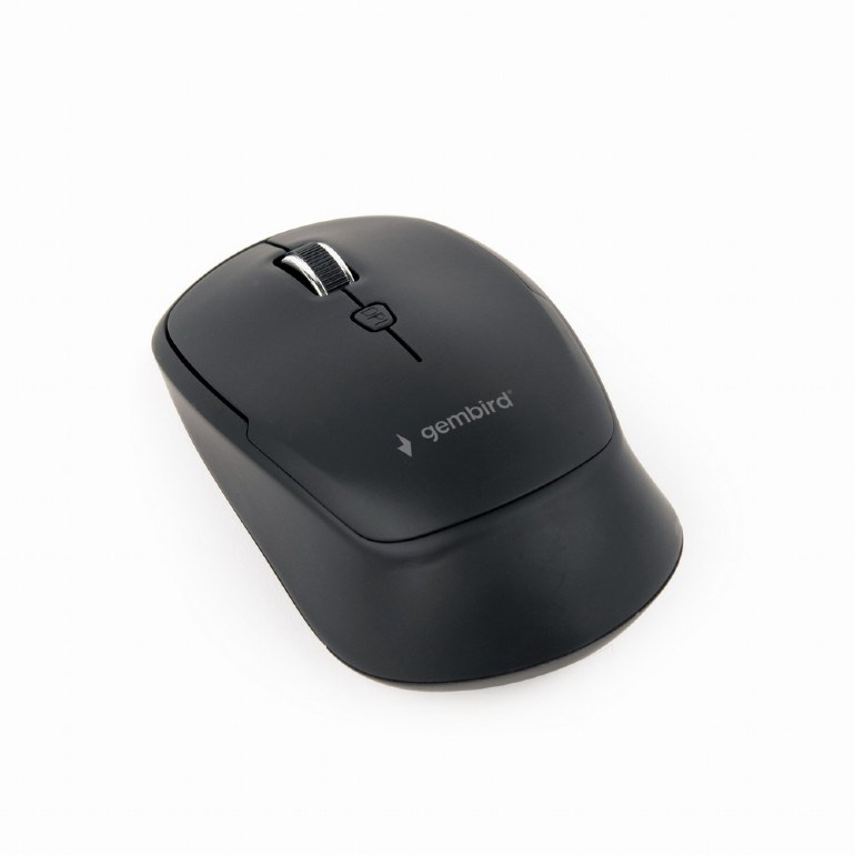 Levně GEMBIRD myš MUSW-4B-05, černá, bezdrátová, USB nano receiver