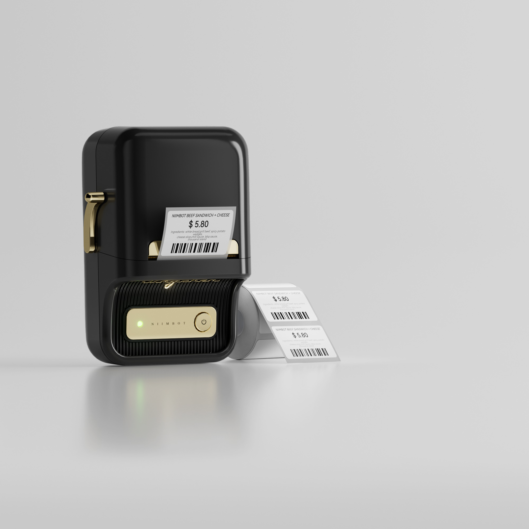 Niimbot B21 Smart 1AC19051601 tlačiareň štítkov, čierna + role etikiet.


Termálna tlačová technológia

Bluetooth pripojenie + tlač z PC

Kompatibilita s aplikáciou Niimbot App pre Android, iOS a Windows

Rozlíšenie 203 dpi – ostrá tlač textov, čiarových aj QR kódov

Horizontálna aj vertikálna tlač

Možnosť pridania log, sériových čísel a grafických prvkov

Rýchlosť tlače až 60 mm/s

Šírka štítkov 20–50 mm

Vstavaná batéria 1500 mAh – až 5 hodín nepretržitej prevádzky

Automatické rozpoznanie štítkov – tlačiareň sama nastaví formát podľa vloženej role

Multijazyčná aplikácia

Kompaktné rozmery (13 × 9,5 × 6 cm)

Obsah balenia
Tlačiareň štítkov Niimbot Smart B21 1AC19051601, USB-C nabíjací kábel, sada bielych samolepiacich štítkov Niimbot 50 x 30 mm (210 ks), používateľská príručka