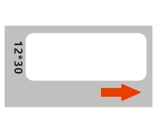Niimbot štítky RP A2A68601201, 12x30mm 210ks White pro D11 a D110