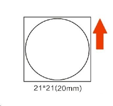 Levně Niimbot štítky R 21x21mm 300ks RoundB pro B21