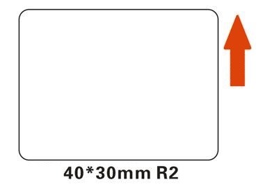 Levně Niimbot štítky R 40x30mm 230ks White pro B21