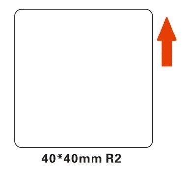 Levně Niimbot štítky R 40x40mm 180ks White pro B21