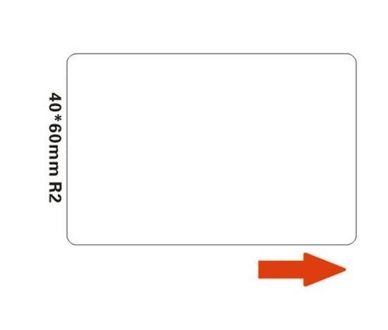 Niimbot štítky R A2A68651201, 40x60mm 125ks White pro B21
