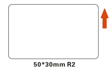 Levně Niimbot štítky R 50x30mm 230ks White pro B21