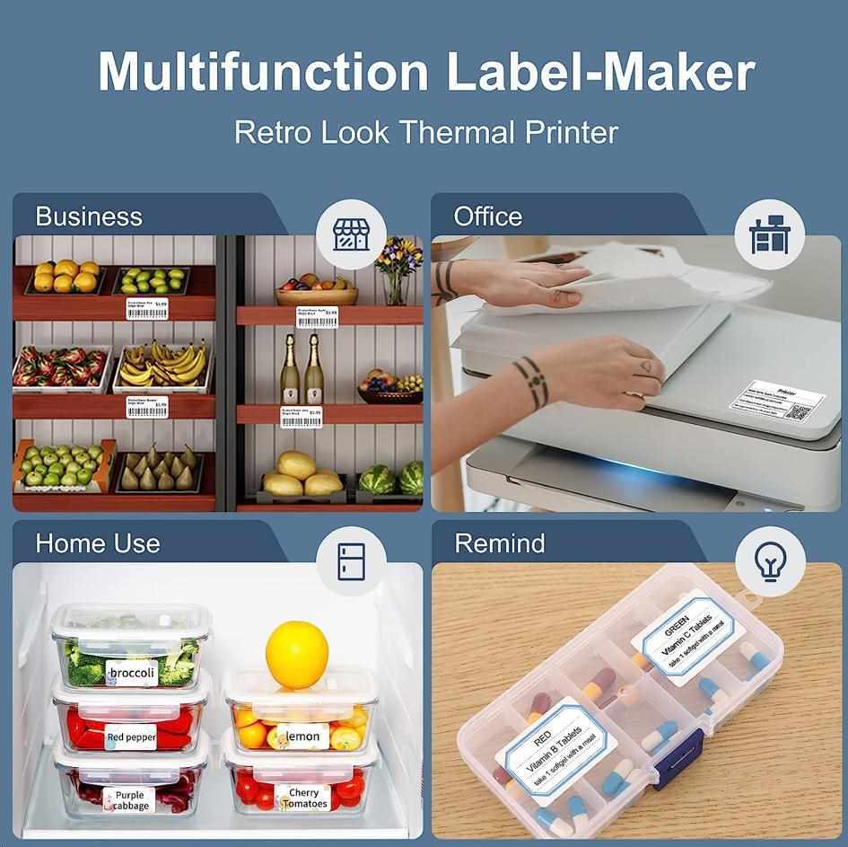 Niimbot Smart B21S 1AC1C171605 tlačiareň štítkov, biela + role etikiet.


Tlač pomocou priamej termálnej technológie – čisté, odolné a úsporné riešenie

Bluetooth pripojenie na podporu mobilnej tlače + tlač z PC

Kompatibilita s Niimbot App – bezplatná aplikácia pre Android, iOS aj Windows

Horizontálna aj vertikálna tlač

Podpora čiarových a QR kódov, textov, obrázkov a rámčekov.

Rozlíšenie 203 dpi

Šírka štítku 20–50 mm

Rýchlosť tlače až 60 mm/s.

Vstavaná batéria 1500 mAh – až 5 hodín nepretržitej prevádzky

Automatické rozpoznávanie štítkov

Vysoko odolné štítky

Multijazyčná aplikácia

Nízka hlučnosť a kompaktný dizajn

Obsah balenia
Tlačiareň štítkov Niimbot Smart B21S 1AC1C171605, USB-C nabíjací kábel, rolka etikiet 50 x 30 mm (210 ks), používateľská príručka