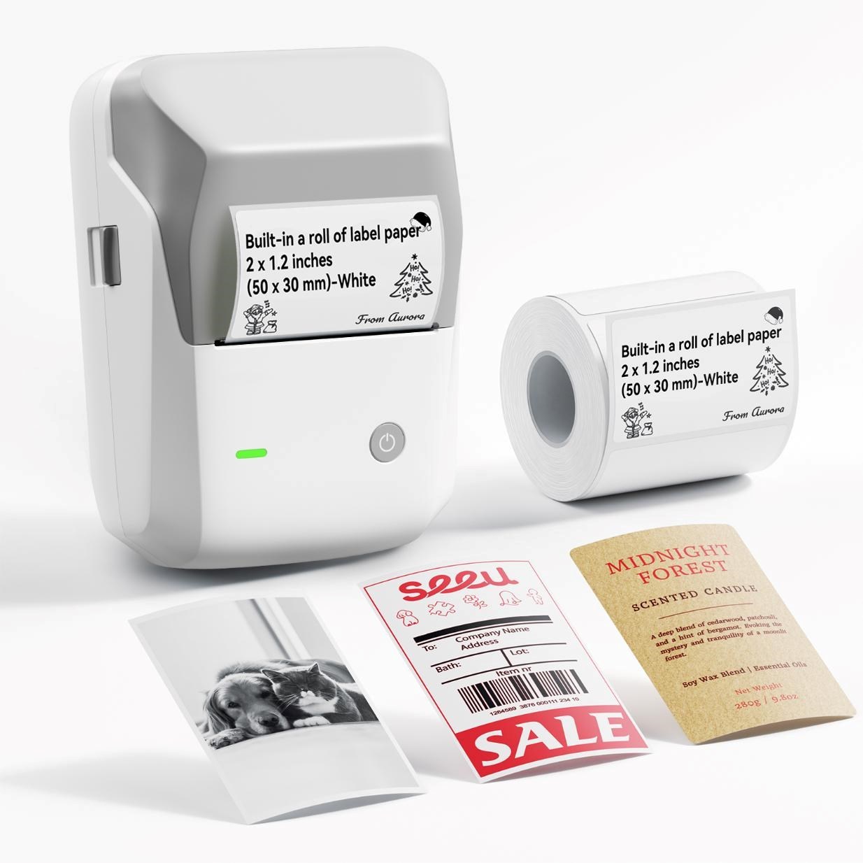 NIIMBOT Niimbot Label Printer B1 PRO, 1AC9520281A gray + label roll 230 pcs