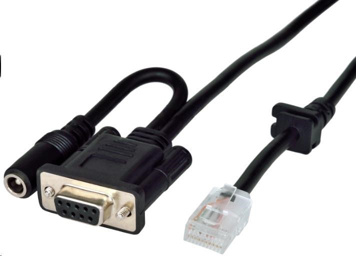 VIRTUOS Virtuos EHE9004 RS-232 cable for HT-865A readers, dark