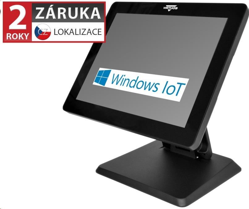 VIRTUOS Virtuos KBL0007 BPOS BP-1588, 15", i3-1011U, 8GB, 256GB SSD, Win11 IoT, black