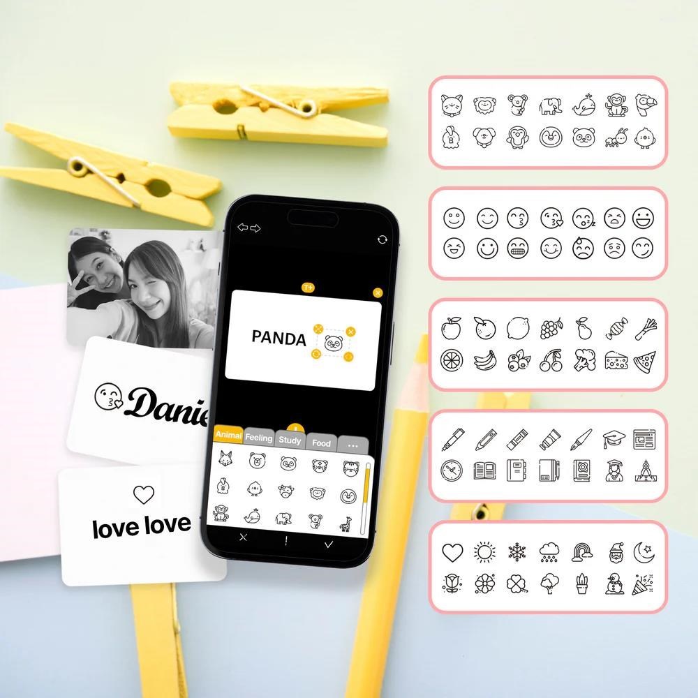 KODAK fotoaparát s tiskárnou štítků MemoShot Era MS100.
Fotoaparát s tlačou etikiet inšpirovaný ikonickým dizajnom filmových kaziet Kodak.
Kazety sú vyrobené z papiera bez BPA, v lekárskej kvalite, vyrobeného v Kórei, a sú bezpečné pre všetkých používateľov.
Mobilný OS: iOS, Android
Pripojenie: Bluetooth

Tlač
Technológia tlače: termotlač (iba čiernobiela tlač)
Veľkosť etikety: 2,7 × 1,8