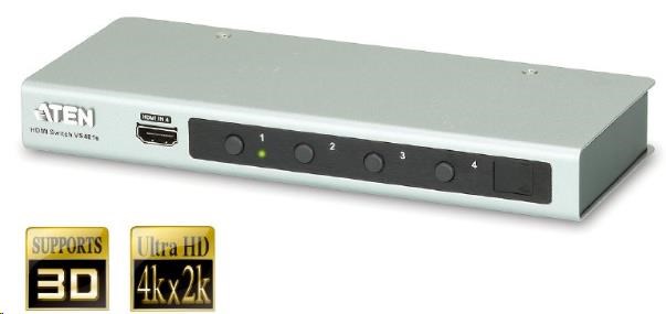Levně ATEN 4 port HDMI switch 4 PC - 1 HDMI VS-481B 4K video