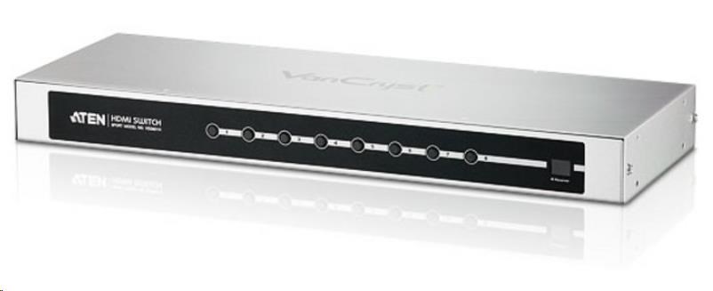 Levně ATEN 8 port HDMI video switch, přenos na větší vzdálenosti do 20m, DO