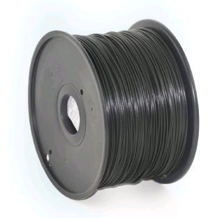 Levně GEMBIRD Tisková struna (filament) ABS, 1,75mm, 1kg, černá