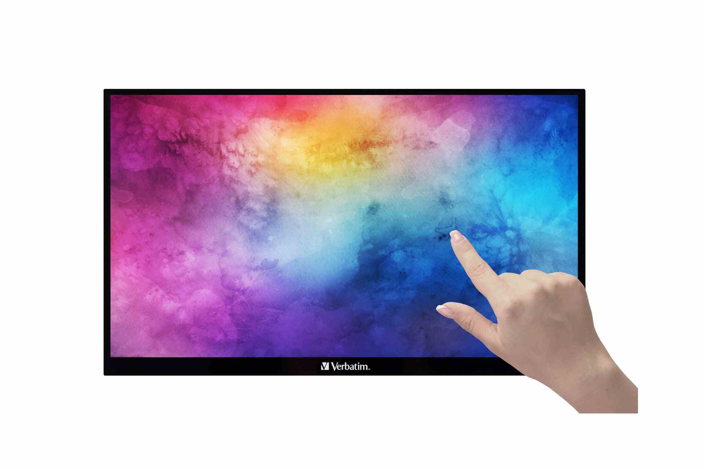 Verbatim Verbatim PMT-15 Portable Touchscreen Monitor 15.6" Full HD 1080p Metal Housing Prenosný dotykový monitor