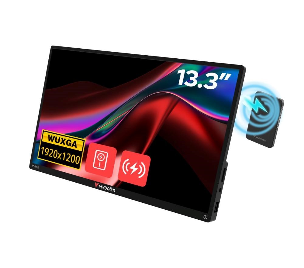 Verbatim Verbatim Portable Monitor 13.3", WUXGA 1920x1200, black