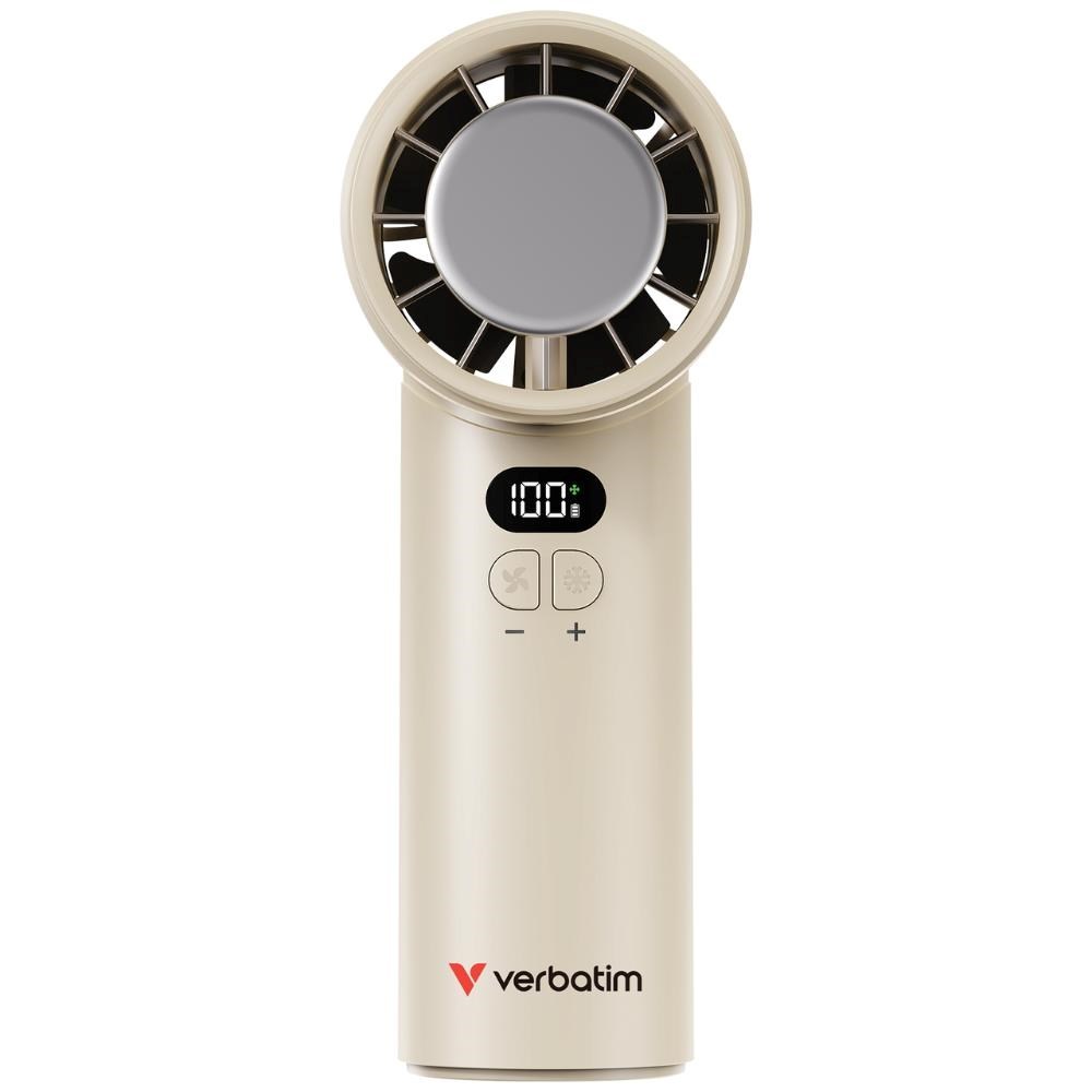 Verbatim VERBATIM 32343 handheld fan Cool 'n' Go Ice Touch, USB-C, white/silver