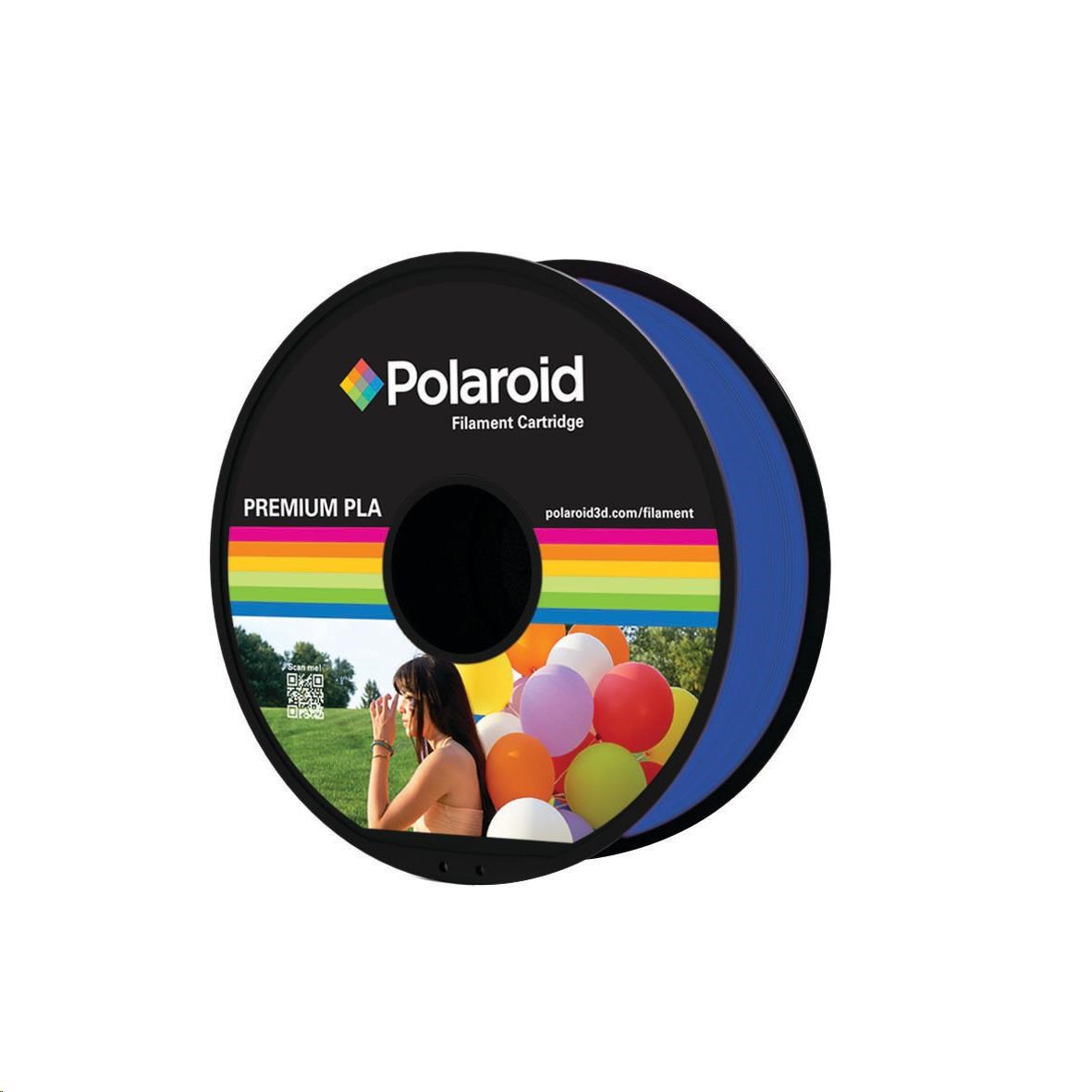 Levně Polaroid PL-8010-00 tisková struna 1kg Universal Premium PLA filament, 1.75mm/tisková struna 1kg - Blue
