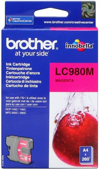 Brother LC-980M purpurová (magenta) originální cartridge