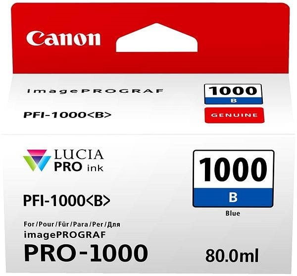 Canon PFI-1000B, 0555C001 modrá (blue) originálna atramentová cartridge.
Originálna cartridge = záruka priamo od výrobcu tlačiarne
100 % použitie v tlačiarni - spoľahlivá a bezproblémová tlač
Použitím originálnej náplne predlžujete životnosť tlačiarne
Overená špičková kvalita - jasný a čitateľný text, jemná grafika, kvalitnejšie obrázky
Použitie originálnej kazety ponúka rýchly a vysoký výkon a pritom stabilné výsledky = EFEKTÍVNA TLAČ
Jednoduchá inštalácia a údržba
Zabezpečujeme bezplatnú recykláciu originálnych náplní
Garancia Vašej spokojnosti s použitím našej originálnej náplne

Kód výrobcu: 0555C001