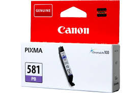 Levně Canon CLI-581PB, 2107C001 foto modrá (photo blue) originální inkoustová cartridge