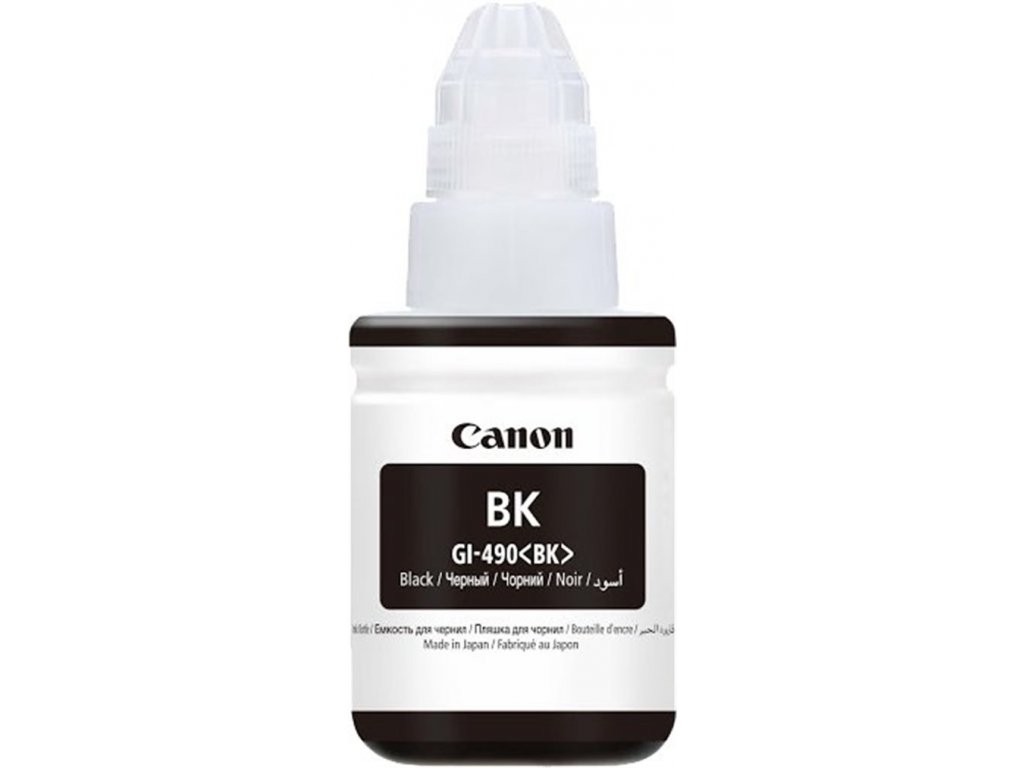 Canon GI-490 Bk 0663C001 čierna (black) originálna cartridge