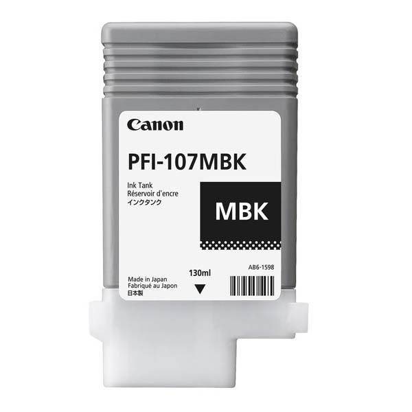 Canon PFI-107MBK, 6704B001 matná čierna (matte black) originálna cartridge.
Originálna cartridge = záruka priamo od výrobcu tlačiarne
100 % použitie v tlačiarni - spoľahlivá a bezproblémová tlač
Použitím originálnej náplne predlžujete životnosť tlačiarne
Overená špičková kvalita - jasný a čitateľný text, jemná grafika, kvalitnejšie obrázky
Použitie originálnej kazety ponúka rýchly a vysoký výkon a pritom stabilné výsledky = EFEKTÍVNA TLAČ
Jednoduchá inštalácia a údržba
Zabezpečujeme bezplatnú recykláciu originálnych náplní
Garancia Vašej spokojnosti s použitím našej originálnej náplne

Kód výrobcu: 6704B001