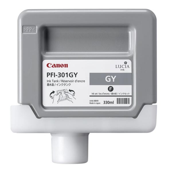 Canon PFI-306GY, 6666B001 sivá (grey) originálna cartridge.
 
Prečo kúpiť našu originálnu náplň Canon?
 
 

Originálne cartridge = záruka priamo od výrobcu tlačiarne
100% použitie v tlačiarni - spoľahlivá a bezproblémová tlač
Použitím originálnej náplne predlžujete životnosť tlačiarne
Osvedčená špičková kvalita - jasný a čitateľný text, jemná grafika, kvalitnejšie obrázky
Použitie originálnej kazety ponúka rýchly a vysoký výkon a napriek tomu stabilné výsledky = EFEKTÍVNA TLAČ
Jednoduchá inštalácia a údržba
Zabezpečujeme bezplatnú recykláciu originálnych náplní
Garancia Vašej spokojnosti pri použití našej originálnej náplne
6666B001