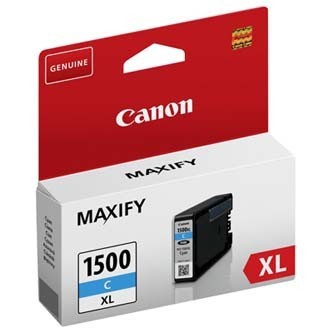 Canon CARTRIDGE PGI-1500XL C azurová pro Maxify MB2050, MB2150, MB2350, MB2750 a MB2755 (1020 str.)