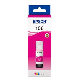 Epson originálna cartridge C13T00R340, 106, magenta, 70ml, Epson EcoTank ET-7700, ET-7750 Express Premium ET-7750