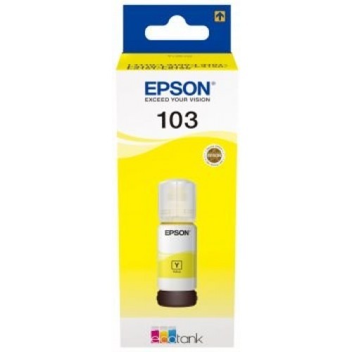 Levně Epson 103 C13T00S44A žlutá (yellow) originální cartridge