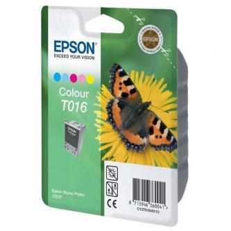 Epson T016401 farebná (color) originálna cartridge.
Originálna cartridge = záruka priamo od výrobcu tlačiarne
100 % použitie v tlačiarni - spoľahlivá a bezproblémová tlač
Použitím originálnej náplne predlžujete životnosť tlačiarne
Overená špičková kvalita - jasný a čitateľný text, jemná grafika, kvalitnejšie obrázky
Použitie originálnej kazety ponúka rýchly a vysoký výkon a pritom stabilné výsledky = EFEKTÍVNA TLAČ
Jednoduchá inštalácia a údržba
Zabezpečujeme bezplatnú recykláciu originálnych náplní
Garancia Vašej spokojnosti s použitím našej originálnej náplne

Kód výrobcu: C13T01640110