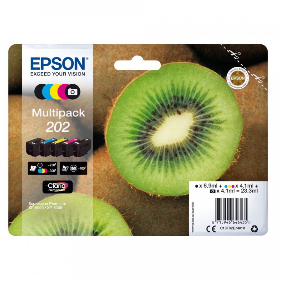 Levně Epson 202 T02E74010 multipack originální cartridge