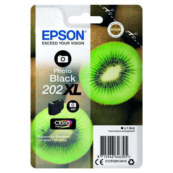 Levně Epson 202XL T02H14010 foto černá (photo black) originální cartridge