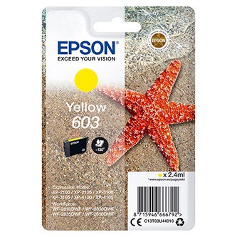 Levně Epson 603 C13T03U44010 žlutá (yellow) originální cartridge