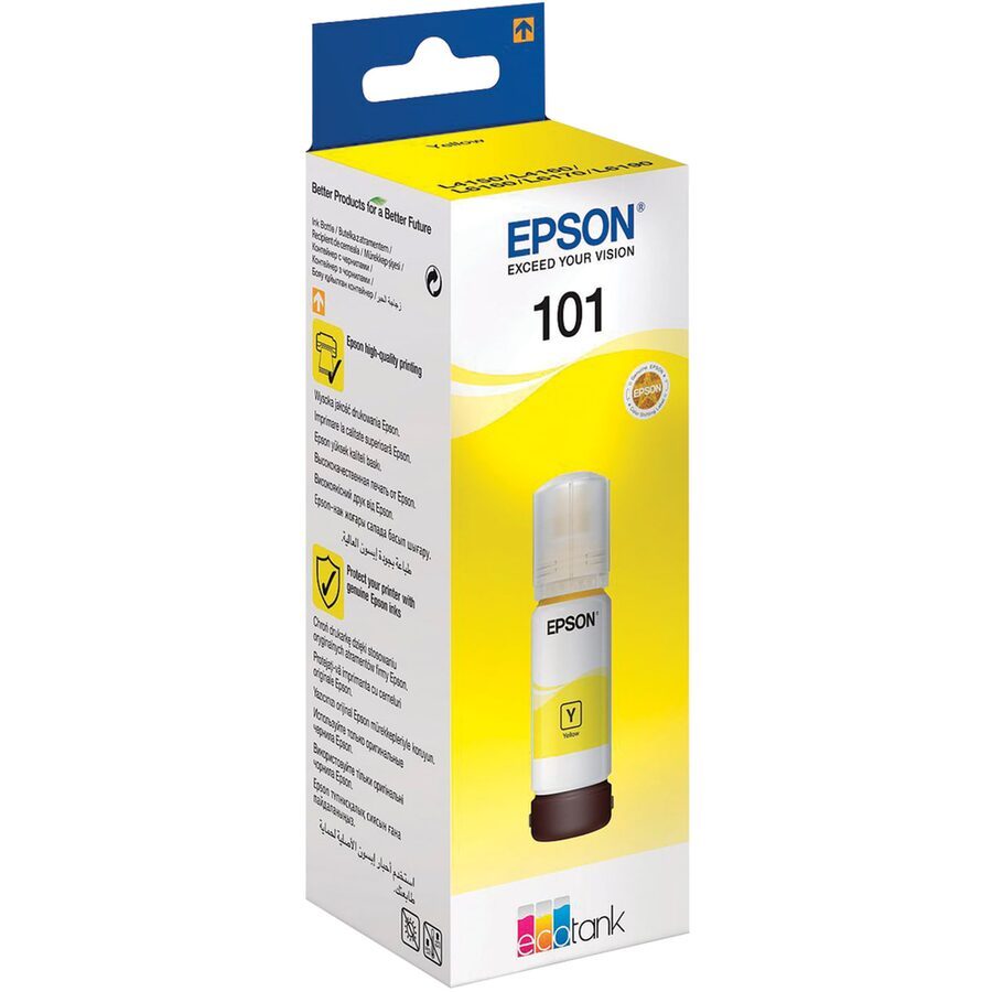 Levně Epson 101 C13T03V44A žlutý (yellow) originální inkoust