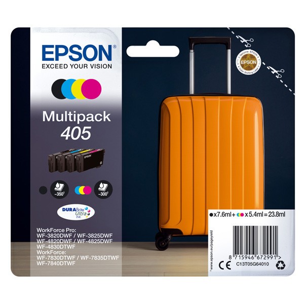 Levně Epson 405 C13T05G64010 CMYK sada originální cartridge