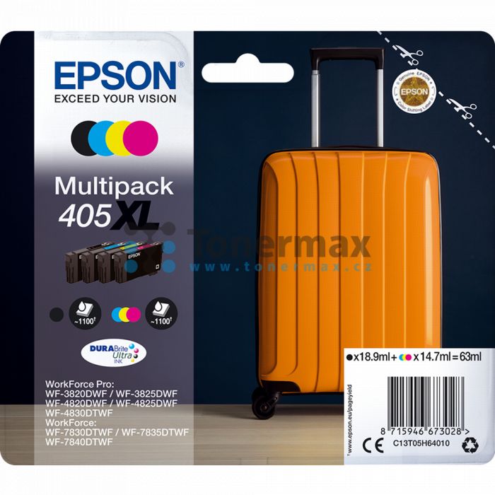 Levně Epson 405XL C13T05H64010 CMYK sada originální cartridge