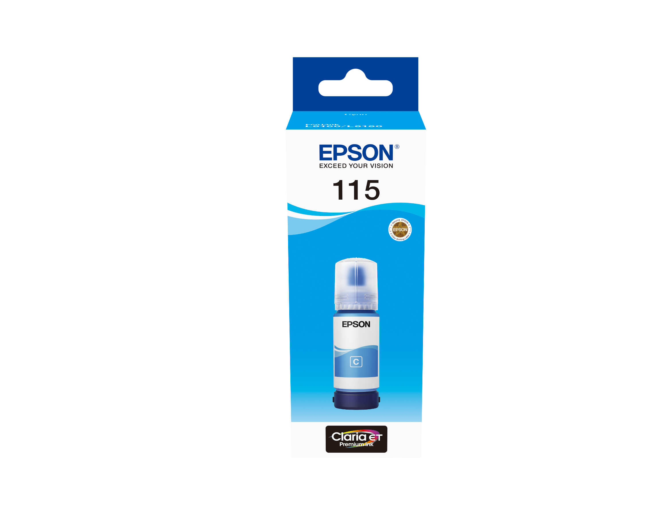 Epson 115 C13T07D24A azurová (cyan) originální inkoustová náplň
