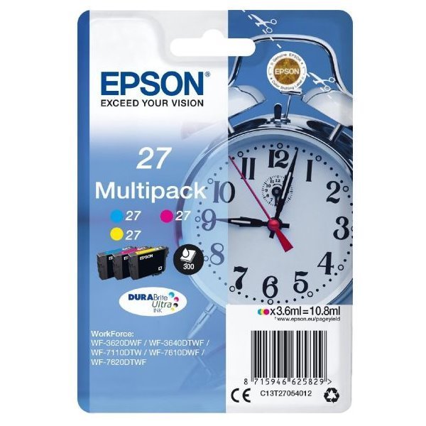 Levně Epson 27 C13T27044012 žlutá (yellow) originální cartridge