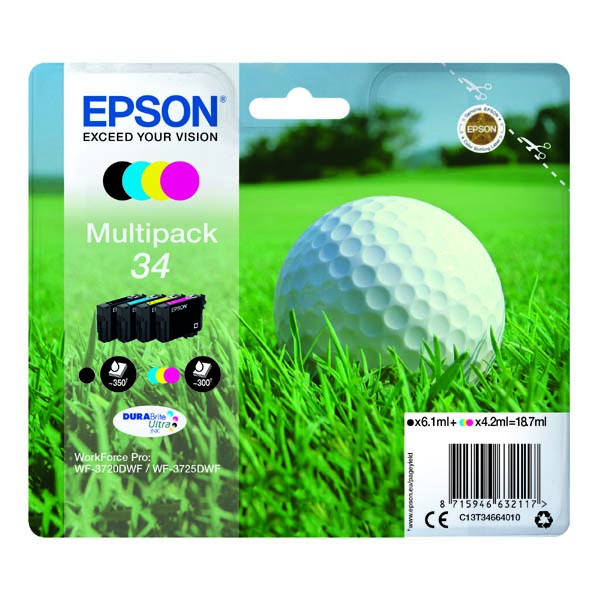 Epson T34664010, T346640 multipack originální cartridge