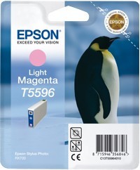 Epson T55964010 svetle purpurová (light magenta) originálna cartridge