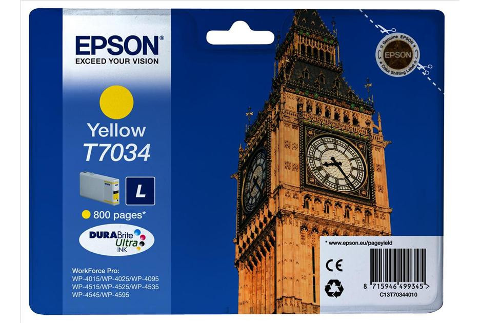 Epson T70344010 žltá (yellow) originálna cartridge