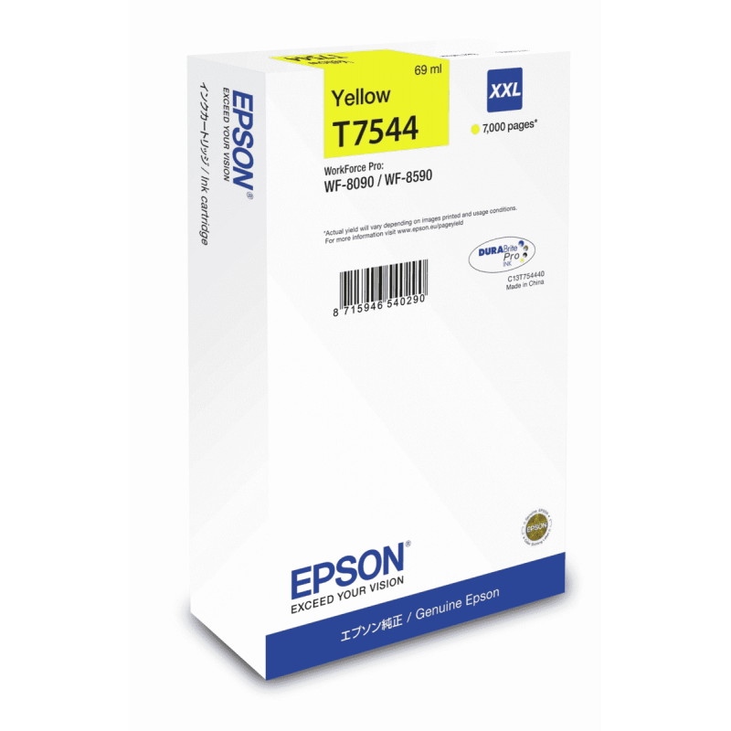 Epson T7544 XXL C13T75444N žlutá  originální cartridge