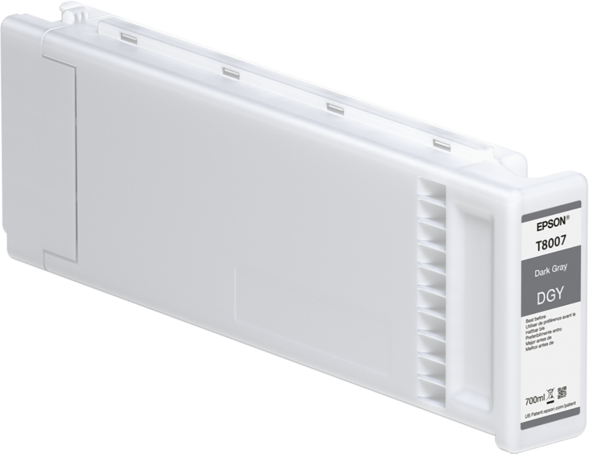 Epson T8007 C13T800700 tmavě šedá (dark gray) originální cartridge