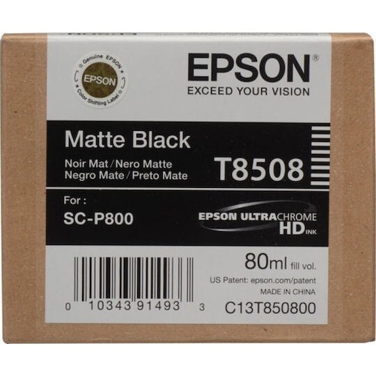 Levně Epson T8508 C13T85080N matná černá (matte black) originální cartridge