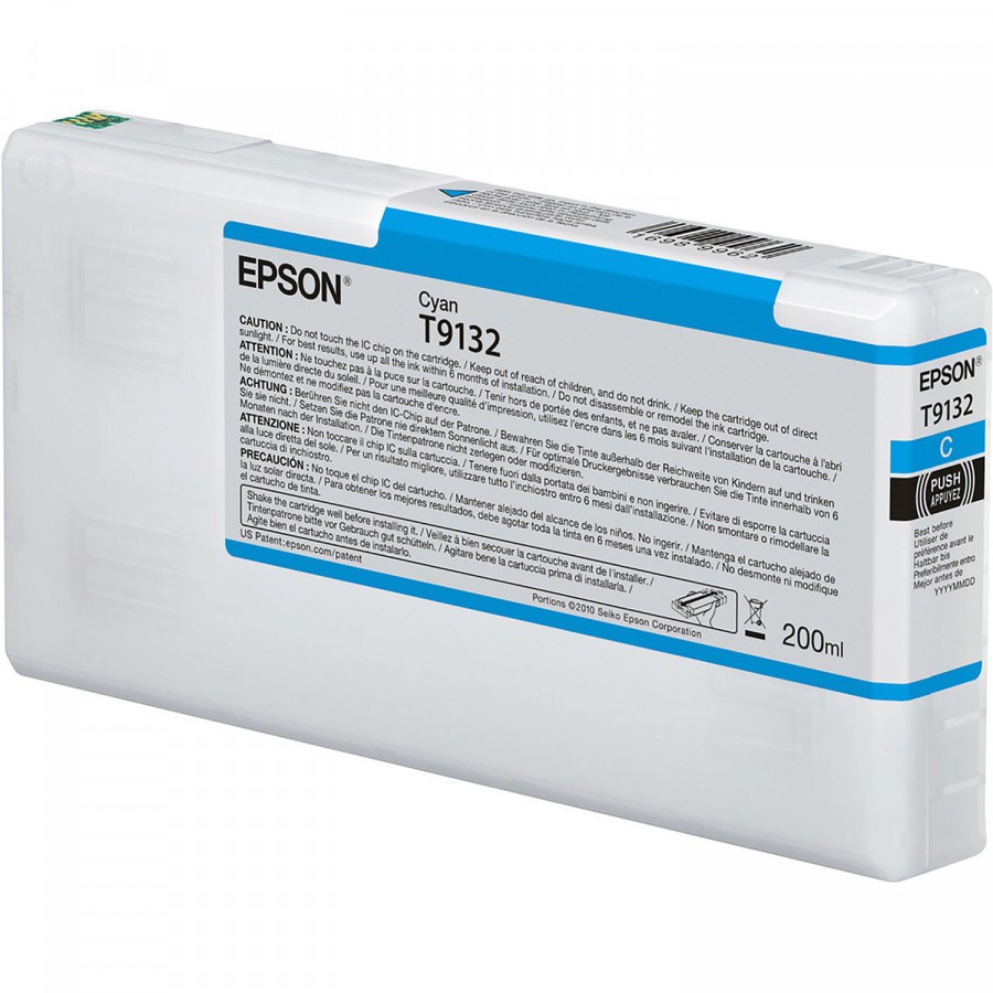 Epson T9132 azurová (cyan) originální cartridge