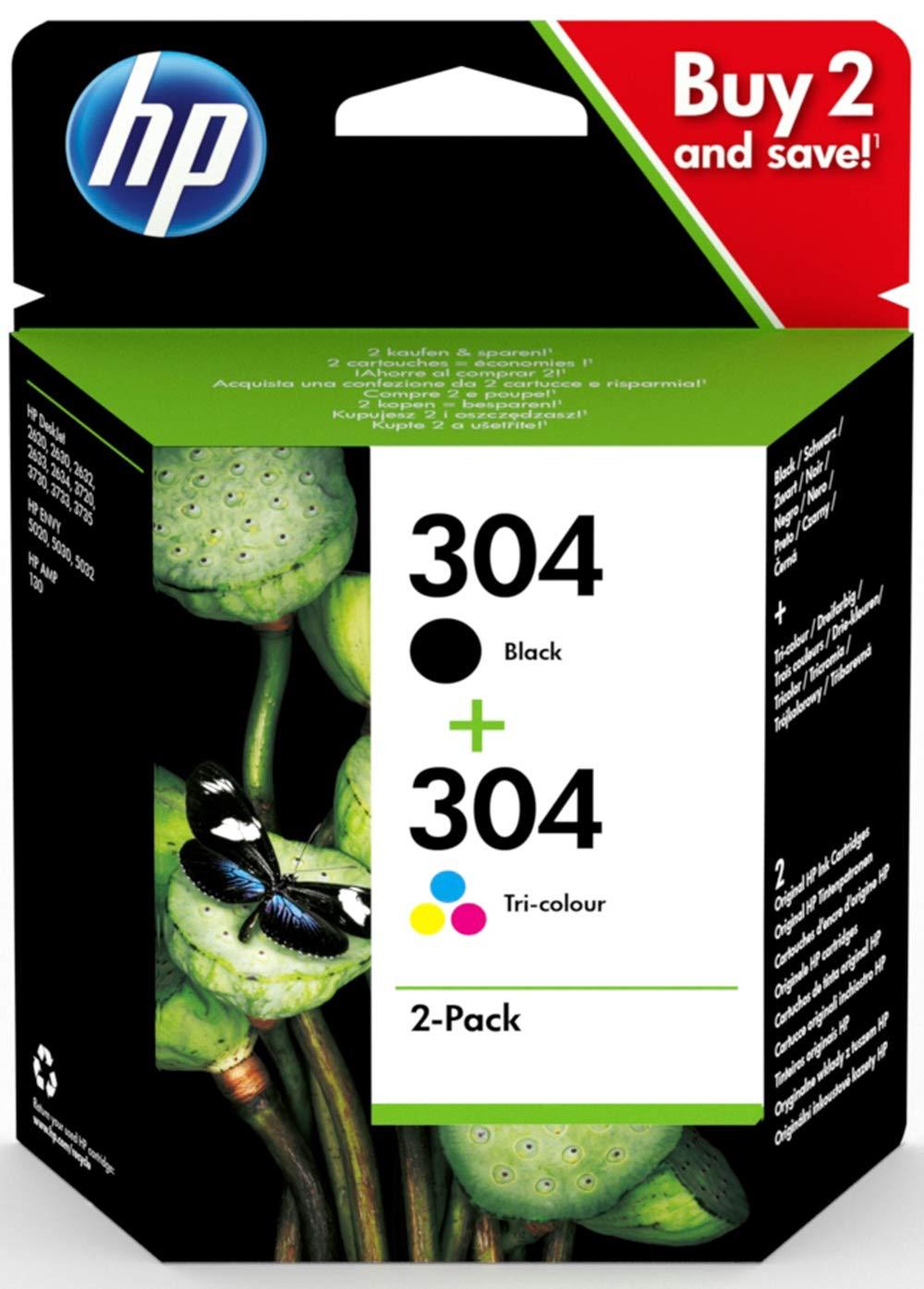 HP 304 3JB05AE černá/barevná (black/color) sada originální cartridge