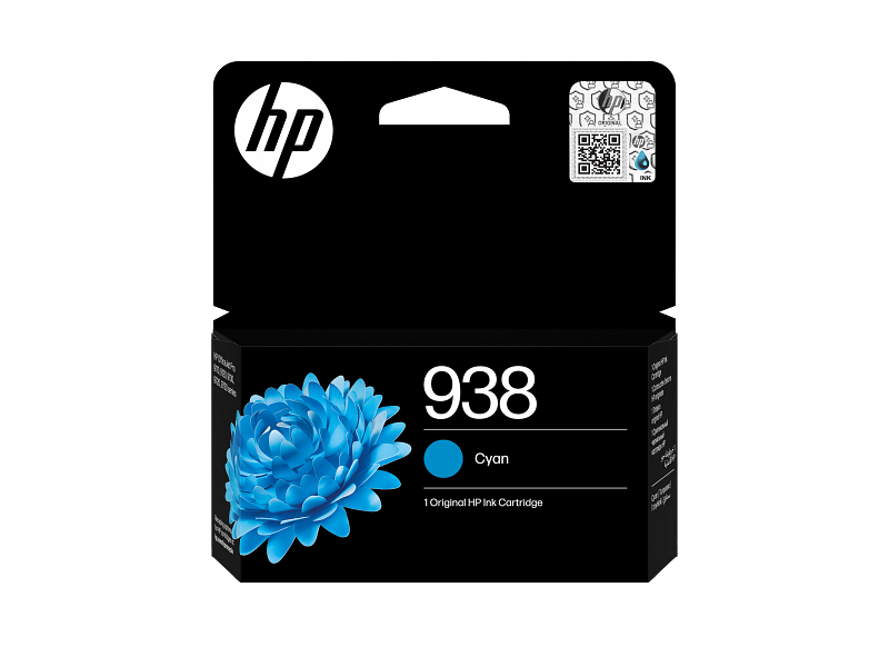 HP 938 4S6X5PE azurová  originální cartridge