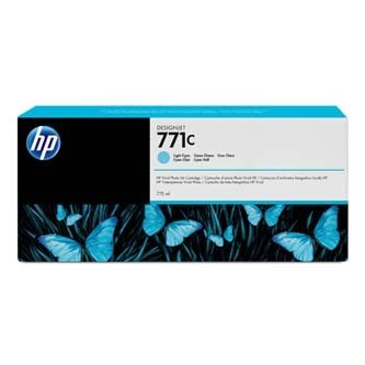 HP č.771C B6Y12A světle azurová (light cyan) originální cartridge