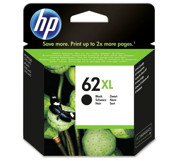 HP 62XL C2P05AE čierna (black) originálna cartridge