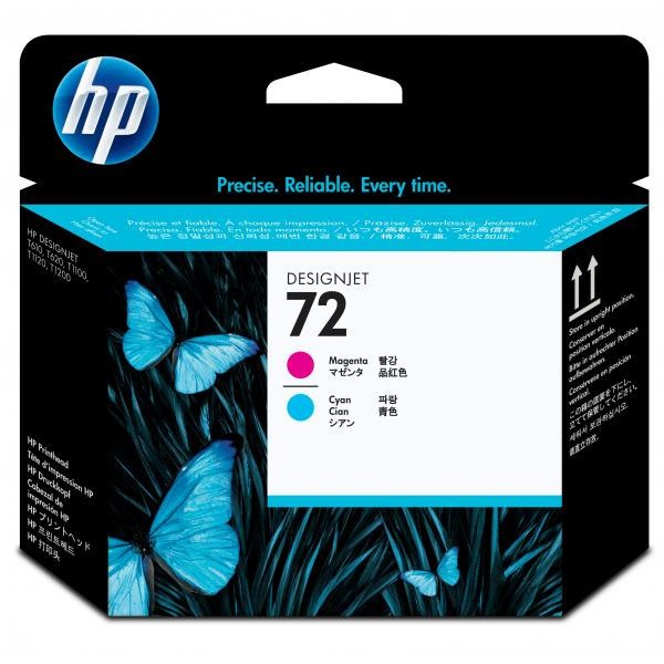 E-shop HP originálna tlačová hlava C9383A, HP 72, magenta/cyan, HP Designjet T1100, T770